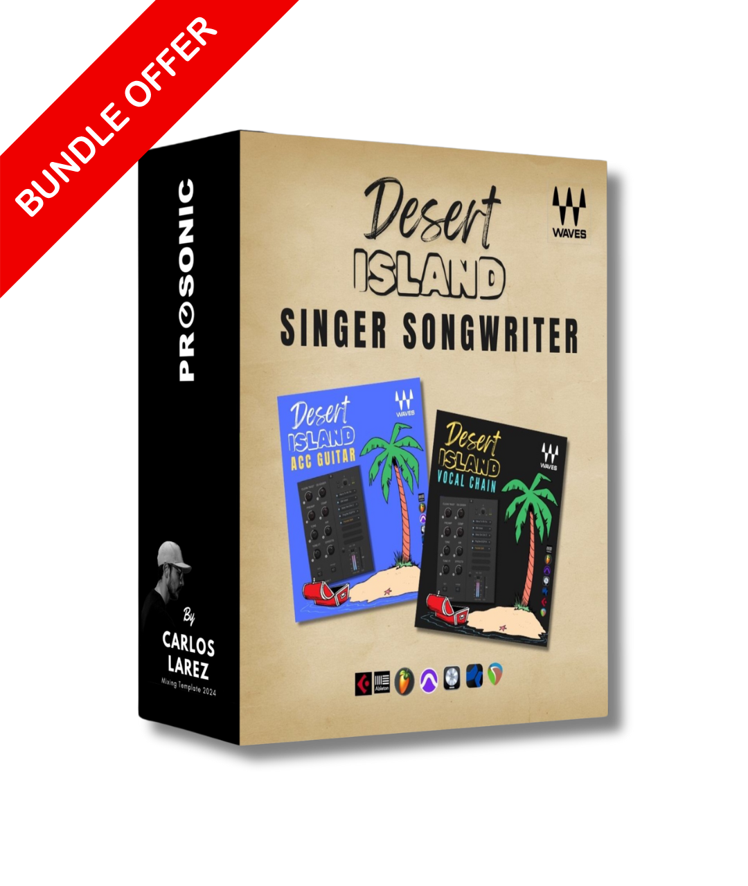 Waves StudioRack Preset "Desert Island" Singer SongWriter Pack - 20%OFF