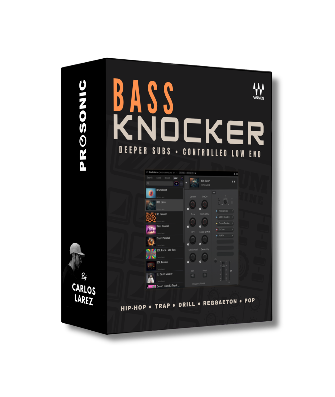 Bass Knocker | Bass & 808 Processing Rack for Waves StudioVerse