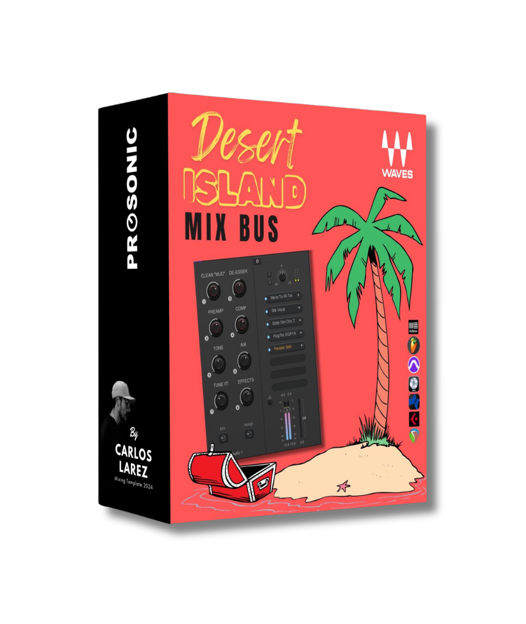 Waves StudioRack "Desert Island" Mix Bus Chain