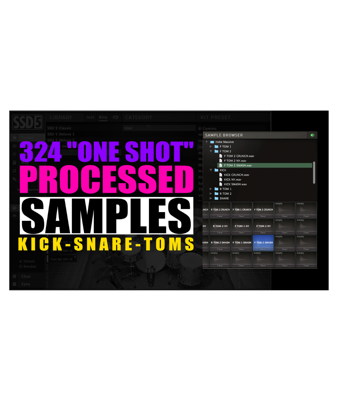 Steven Slate Drums SSD5.5 Presets + Sample Pack