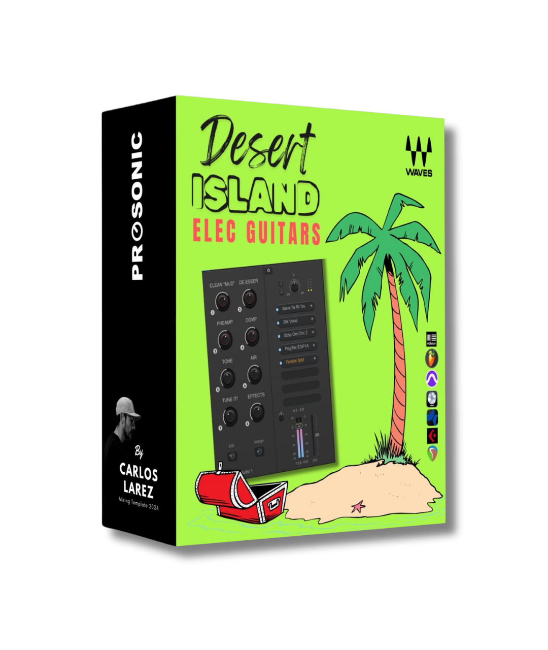 Waves StudioRack Preset "Desert Island" Electric Guitar Chain