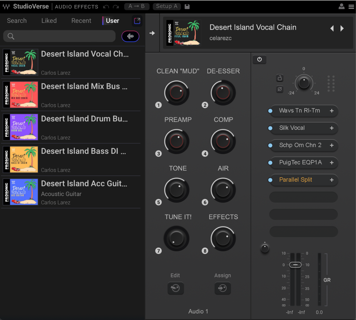 Waves StudioRack Preset "Desert Island" Singer SongWriter Pack - 20%OFF